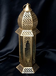 40 cm Morocco Style Stand type LED Candle Lantern Candle LED Candle Attached