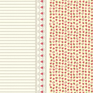 Cotton Fabric Strawberry