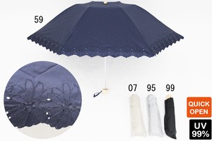 All Weather Umbrella Open Margaret Bowler Embroidery Sunshade Light Shielding 9 9 9 9 22