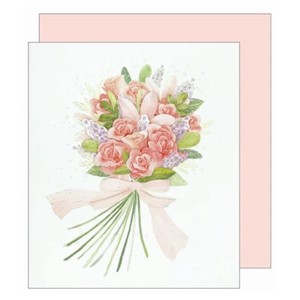 Letter Writing Item Message Boards Pink Small Bouquet Of Flowers