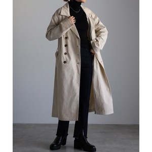 Peach Gigging Trench Coat Light Outerwear