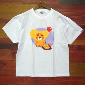 【猫の日企画商品】キビ猫プリントTシャツ　B柄　(半袖Tシャツ)「2022新作」【猫】