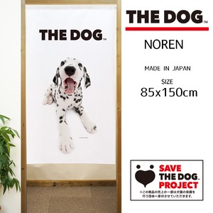 【受注生産のれん】THE_DOG ダルメシアン 幅85×丈150cm【日本製】