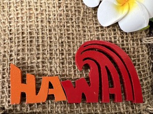 ウッドパーツ　WAVE HAWAII