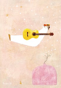 ポストカード イラスト 山田和明「切なさが香る」絵本作家 水彩画 メッセージカード