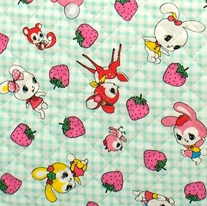 Quilt Processing Fabric Strawberry Land Mint 2022