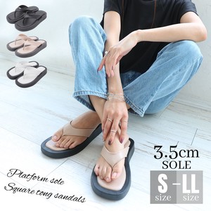 Thick-soled Tong Flat Sandal