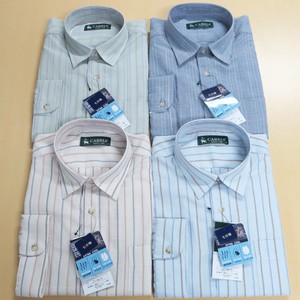 Three-Quarter Length Stripe Casual Shirt
