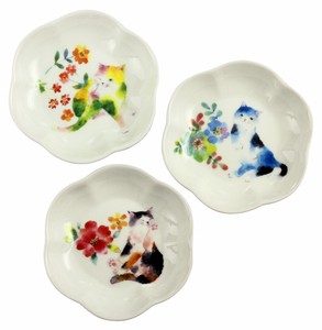 Flower Cat Trio Mini Dish