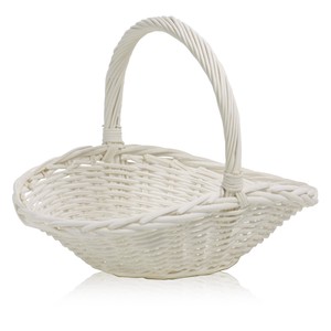Basket White Basket Koban 40.5cm