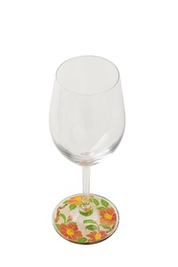 Floral Pattern Wine Glass Makie Wine Glass Yukitubaki 2022