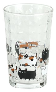 猫3兄弟ガラスタンブラー 渋滞中