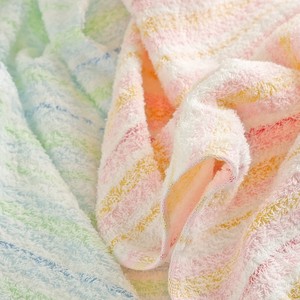 Made in Japan Towel Colorful Border Bathing Towel Face Towel