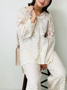 Mix Lace Patchwork Hoody