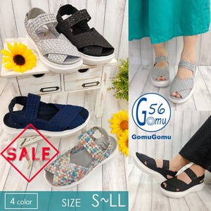 Gomu56 Closs Design Thick-soled Strap Sandal 3