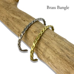 Brass Twist Bangle Made in Japan