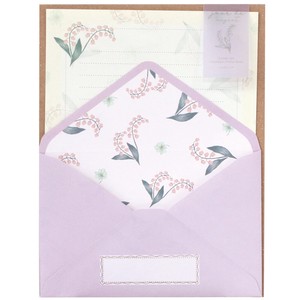 Lily Of The Valley Deux Muguet Writing Papers & Envelope White