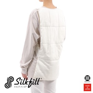 SilkFill シルクベスト インナーベストロング 中わた絹100％(富岡シルク(ぐんま200))