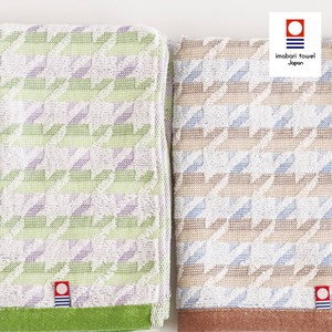 Made in Japan IMABARI TOWEL Houndstooth Pattern Bathing Towel Face Towel
