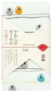 日本製 made in japan ジャパニーズスタイル 福ふくろう てぬぐい JS6107