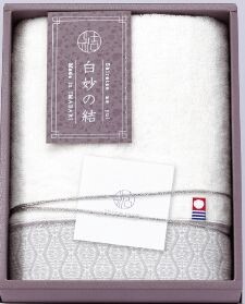 日本製 made in japan 白妙の結 白妙の結 フェイスタオル SY1551