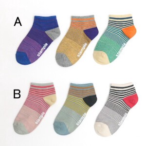 Kids' Socks Socks Ladies' Border Kids 3-pairs