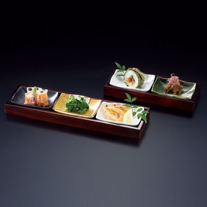 Small Plate Japanese Pattern 2-pcs for 3 Made in Japan