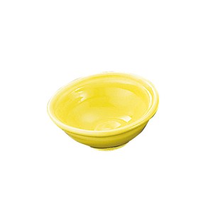 美浓烧 小钵碗 黄色 日本制造