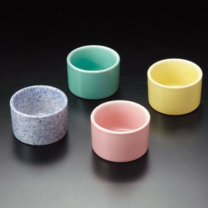 切立ミニ珍味入　【パステルグリーン/パステルイエロー/吹墨/パステルピンク】