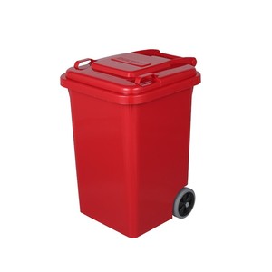 【DULTON ダルトン】PLASTIC TRASH CAN 45L RED プラスチック トラッシュカン 45リットル
