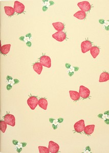 DOUBLE-FACED NOTEBOOK A5 Strawberry