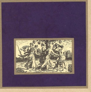 グリーティングカード 多目的/アート クローズリー「6人の女神」窓付きメッセージカード