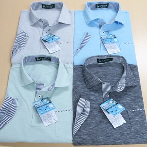 Short Sleeve Jersey Stretch Fabric Polo Shirt