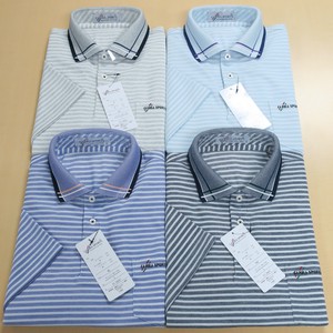 Short Sleeve Birdseye Border Jacquard Polo Shirt