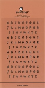 Sticker 2 Alphabet Uppercase Letter
