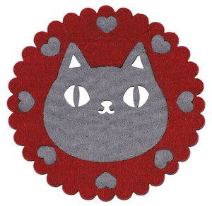 フェルトコースター2Pセット 花猫
