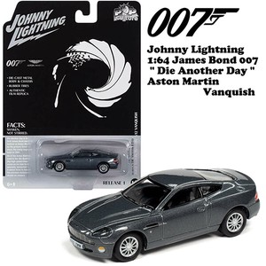 JOHNNY LIGHTNING 1:64 James Bond 007 Die Another Day Aston Martin Vanquish ミニカー