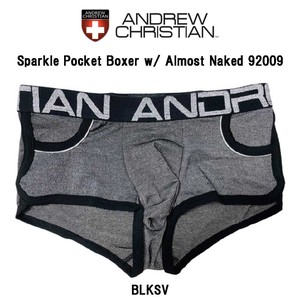ANDREW CHRISTIAN(アンドリュークリスチャン)ボクサーパンツ Sparkle Pocket Boxer w/ Almost Naked 92009