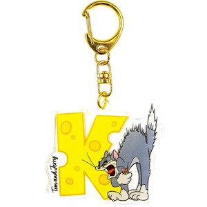 T'S FACTORY Key Ring Tom and Jerry Acrylic Key Chain
