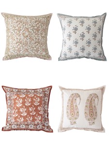 Block Print Cushion Cover 4 Color 20 8 5 6