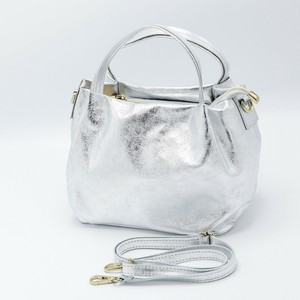 Handbag Light Blue Shoulder Bag 2-way Made in Italy