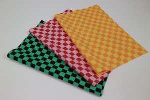 Stuffing Matching Checkered pattern 3 Pcs Set