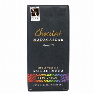 ショコラマダガスカル ダークチョコレート100% MAVA/南Ambohimena(アンボヒメーナ)ファーム
