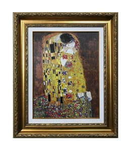 複製名画　F6号サイズ/Gustav Klimt（グスタフ・クリムト）キス（接吻）「2022新作」