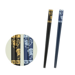 Chopsticks Assortment Lucky Charm Japanese Pattern 22.5cm 2-colors Made in Japan