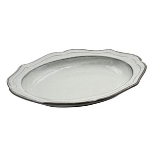 Mino ware Main Plate White L