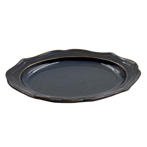 YUKURI●美濃焼 和食器 食器 陶器SavorCafe Ovalplate L エレガント(ネイビー)【特価品】