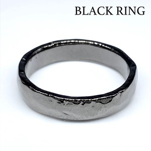 真鍮リング ブラックリング 指輪 エースリング 黒い指輪 フリーリング アクセサリー W35「2022新作」