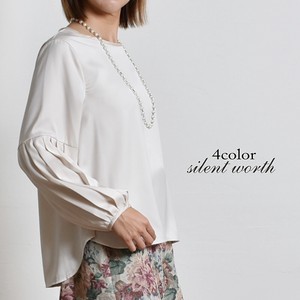 Button Shirt/Blouse Pullover Tuck Sleeves