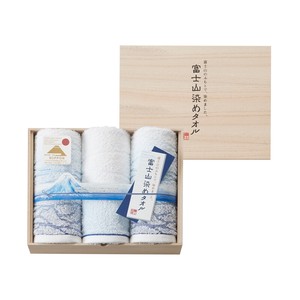 タオル ギフト 富士山染め 日本製 フェイスタオル2枚＋ハンドタオル1枚
